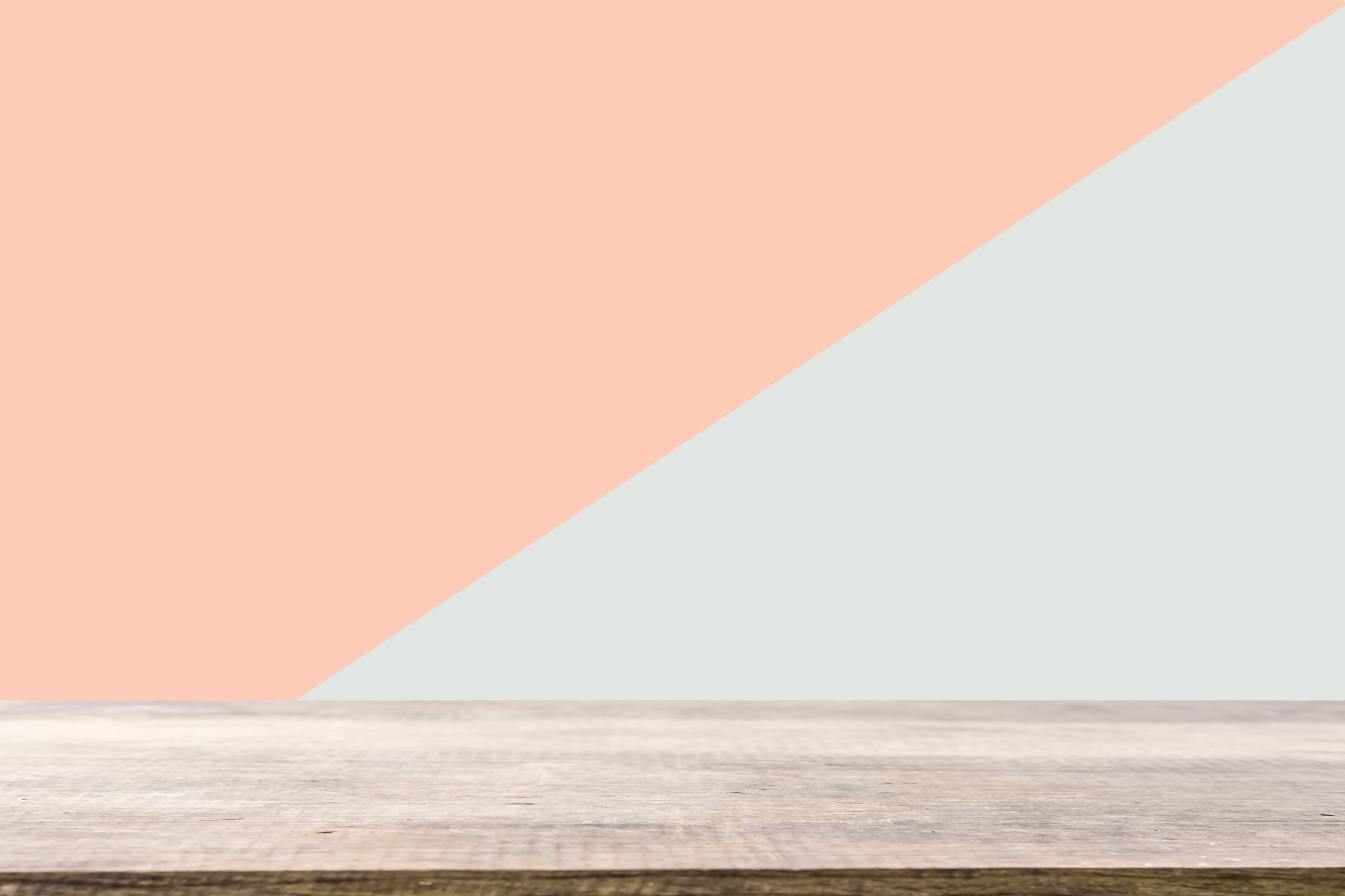 Empty Wooden Desk Background 